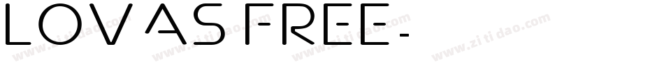 Lovas free字体转换